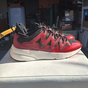 GUESS MENS FASHION SNEAKERS RED